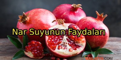 Nar Suyunun Faydaları