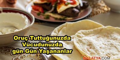 Oruç Tuttuğunuzda Vücudunuzda gün Gün Yaşananlar