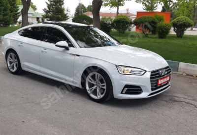 2018 YENİ AUDİ A5 BAYİ SPORT PKT+CAM TVN+GERİ.GRŞ+DERİ+ISITMA+LED