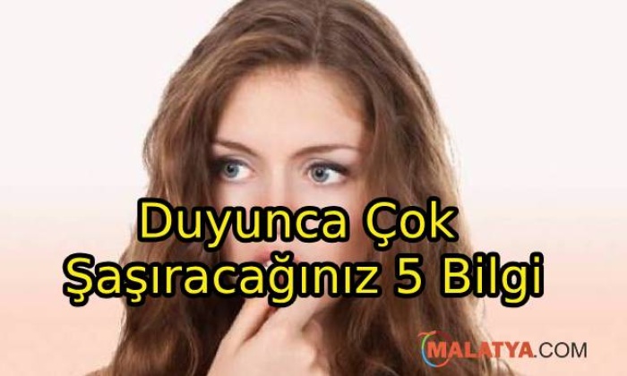Duyunca Çok Şaşıracağınız 5 Bilgi