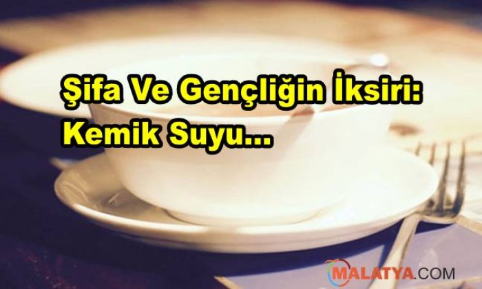 Şifa ve gençlik iksiri...