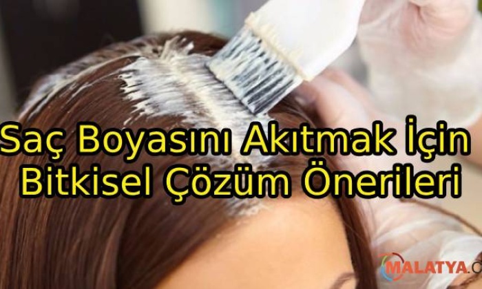 Saç Boyasını Akıtmak İçin Bitkisel Çözüm Önerileri