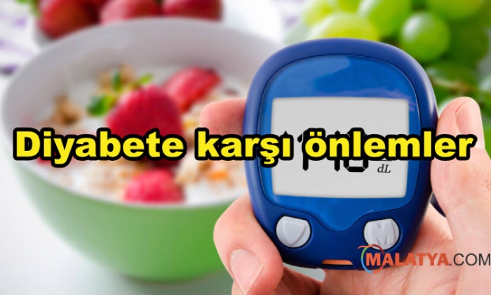Diyabete karşı önlemler