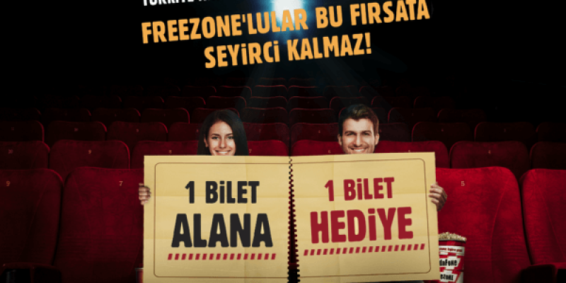 1 Bilet ALANA 1 Bilet HEDİYE