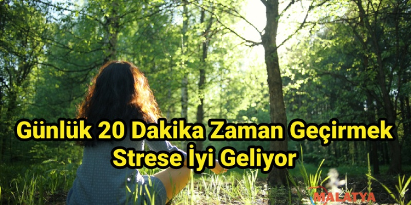 Günlük 20 Dakika Zaman Geçirmek Strese İyi Geliyor