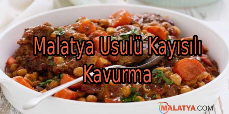 Malatya Usulü Kayısılı Kavurma